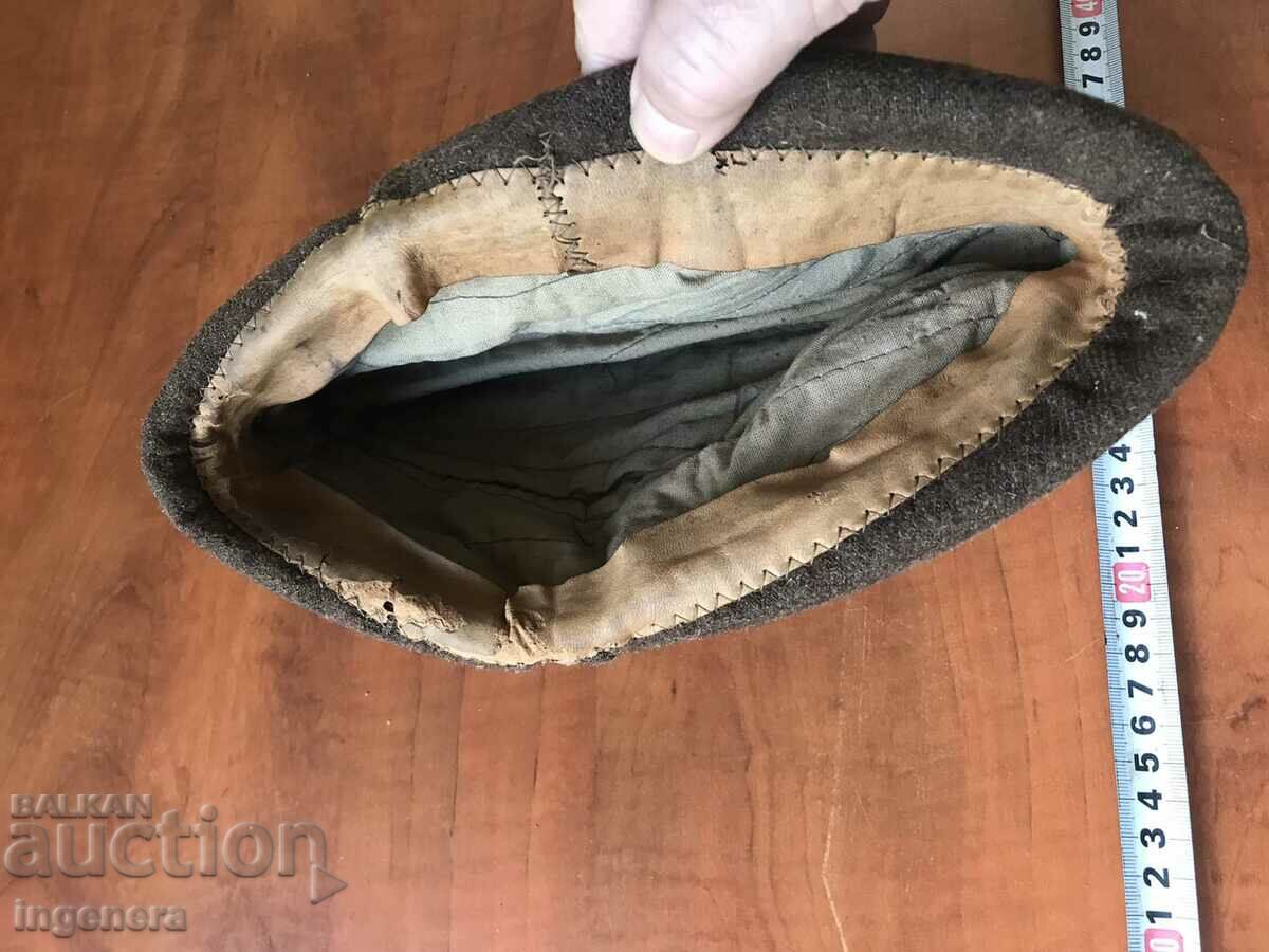 KEPE MILITARY HAT WINTER WASHED AND DISINFECTED - 7 KEPE MILITARY HAT WINTER WASHED AND DISINFECTED - 7