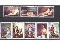Σφραγισμένα γραμματόσημα Πίνακας 1976 από την Παραγουάη