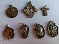 Lot of Catholic medallions.
