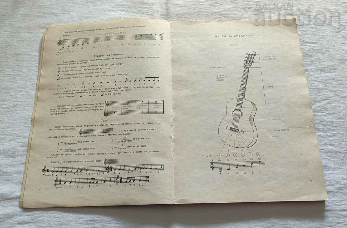 PRIMARY SCHOOL FOR GUITAR N. NIKOV 1985 with price 36.00 BGN | € 18.41