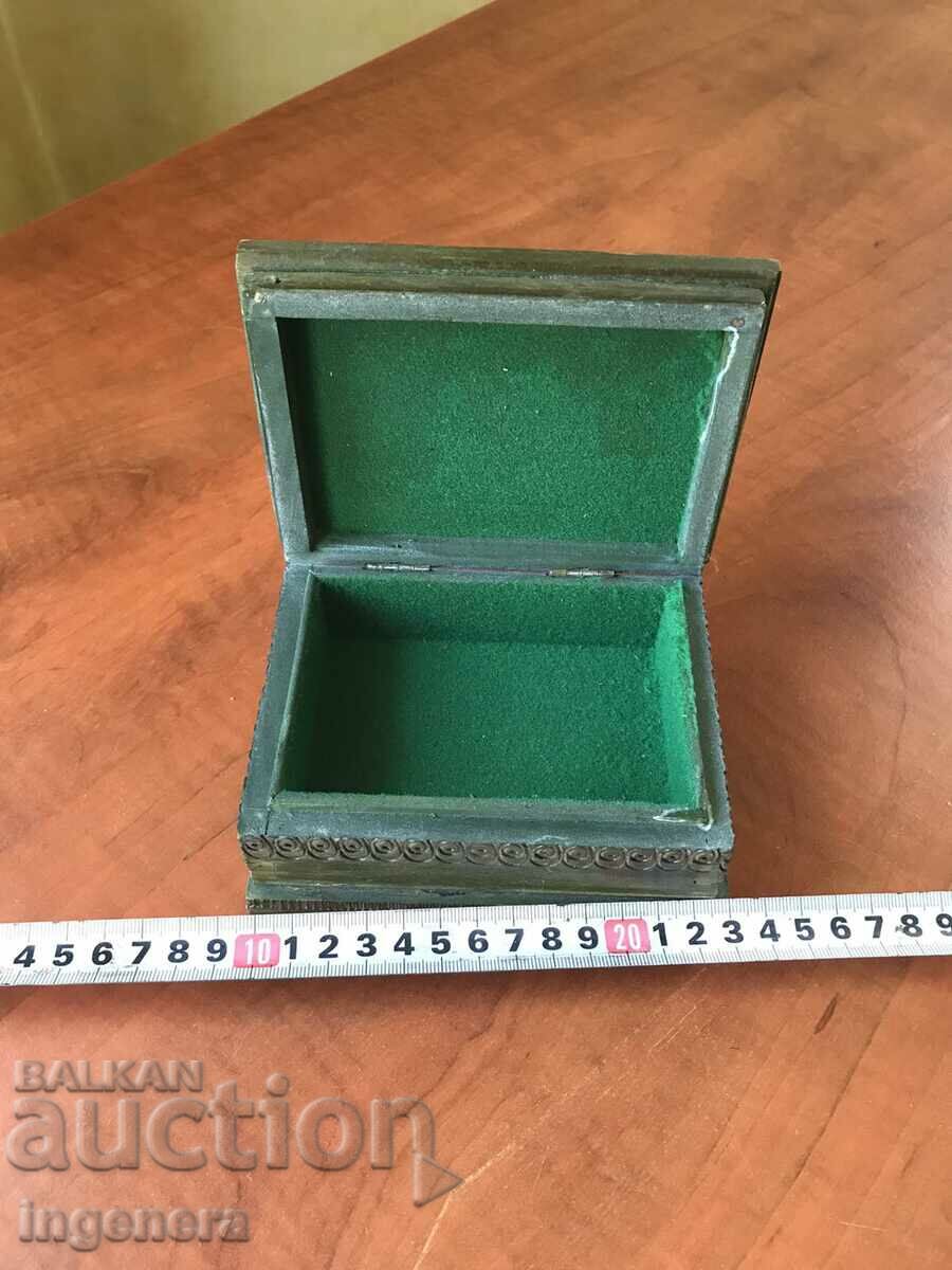 Delivery of BOX WOOD PYROGRAPH DRAWING ANTIQUE FROM SOCA MOSTRA