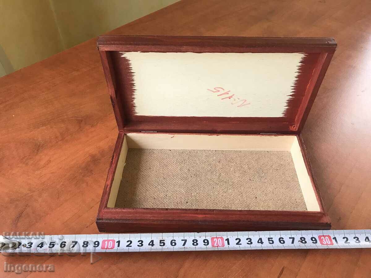 Auction BOX WOOD PYROGRAPH DRAWING ANTIQUE FROM SOCA MOSTRA Auction BOX WOOD PYROGRAPH DRAWING ANTIQUE FROM SOCA MOSTRA