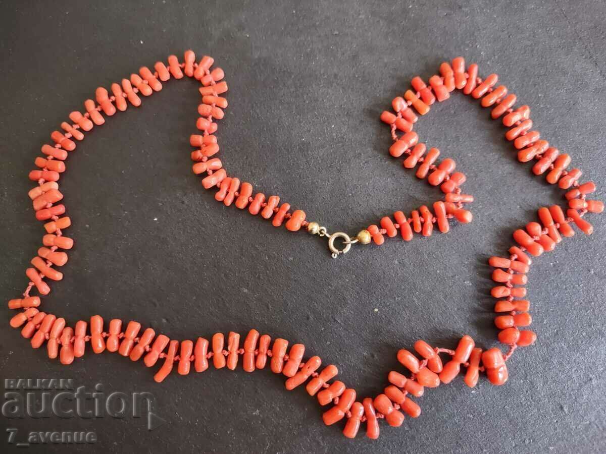 Auction Coral NECKLACE 48cm/1cm, very beautiful color 05/28/24 Auction Coral NECKLACE 48cm/1cm, very beautiful color 05/28/24