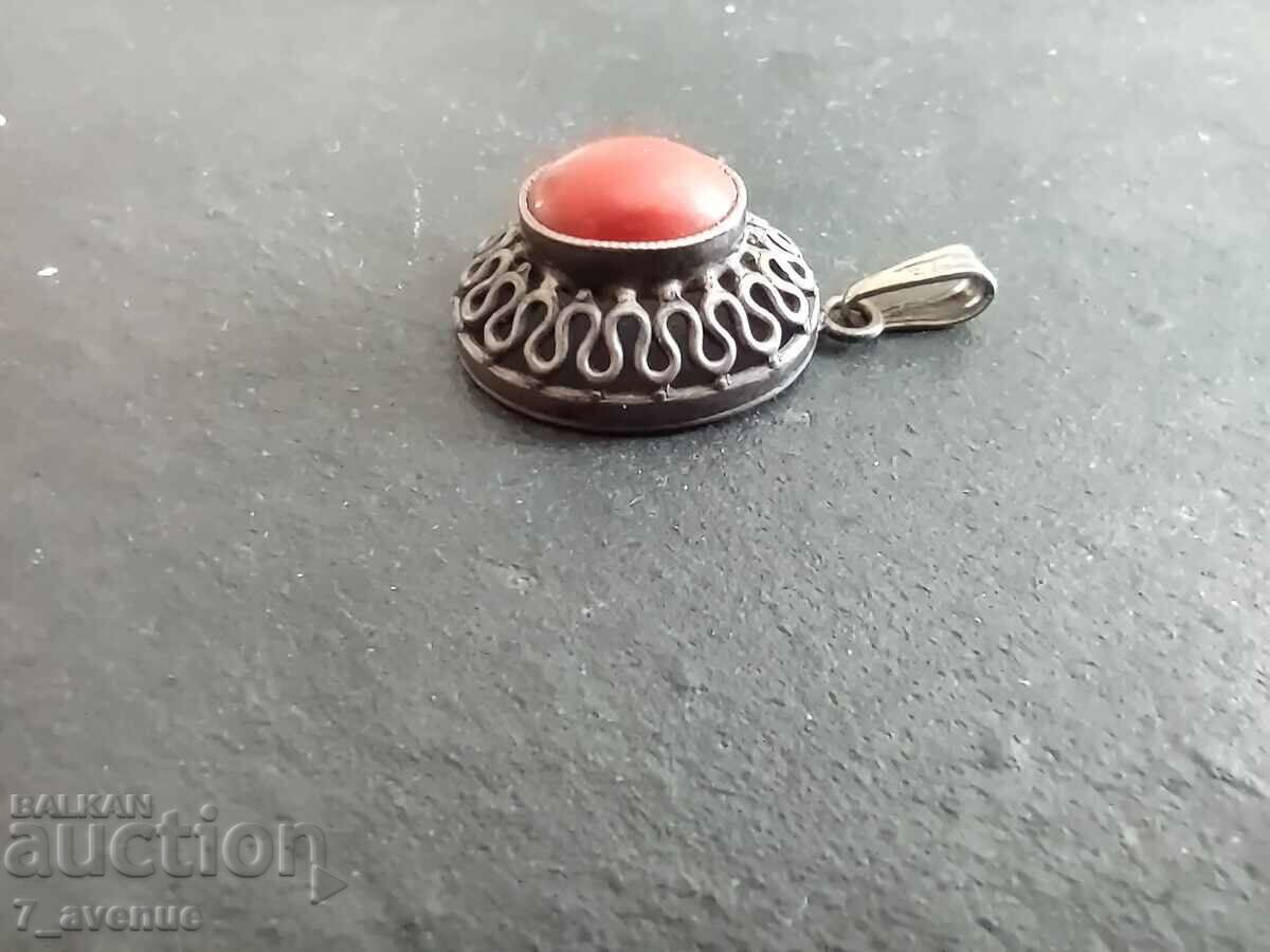 Silver Bracelet, silver with corals, + pendant 28.05.24 with price 399.00 BGN | € 204.01 Silver Bracelet, silver with corals, + pendant 28.05.24 with price 399.00 BGN | € 204.01