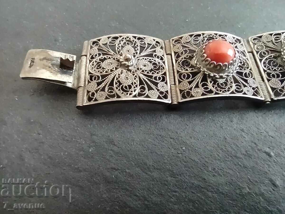 Delivery of Silver Bracelet, silver with corals, + pendant 28.05.24 Delivery of Silver Bracelet, silver with corals, + pendant 28.05.24