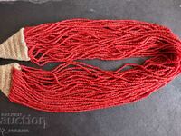 Red Coral NECKLACE 44cm/ to 3cm 05/28/24