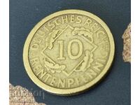 Germany 10 rentpfennig, 1924
