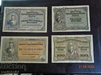 Germany very rare 1905-1912 - the banknotes are copies