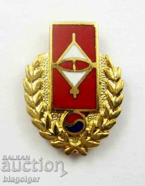 Delivery of Korean Badge - Enamel - Fencing Federation - Epee - Sabre Delivery of Korean Badge - Enamel - Fencing Federation - Epee - Sabre