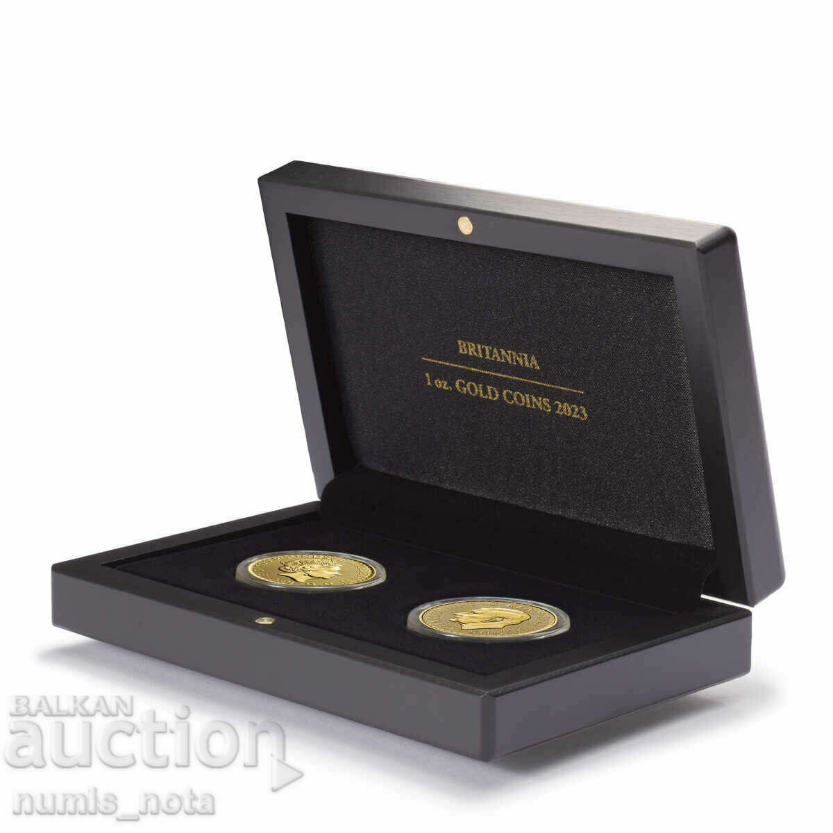 luxury box for 2 gold coins 1 oz. BRITANNIA 2023 with price 49.00 BGN | € 25.05 luxury box for 2 gold coins 1 oz. BRITANNIA 2023 with price 49.00 BGN | € 25.05