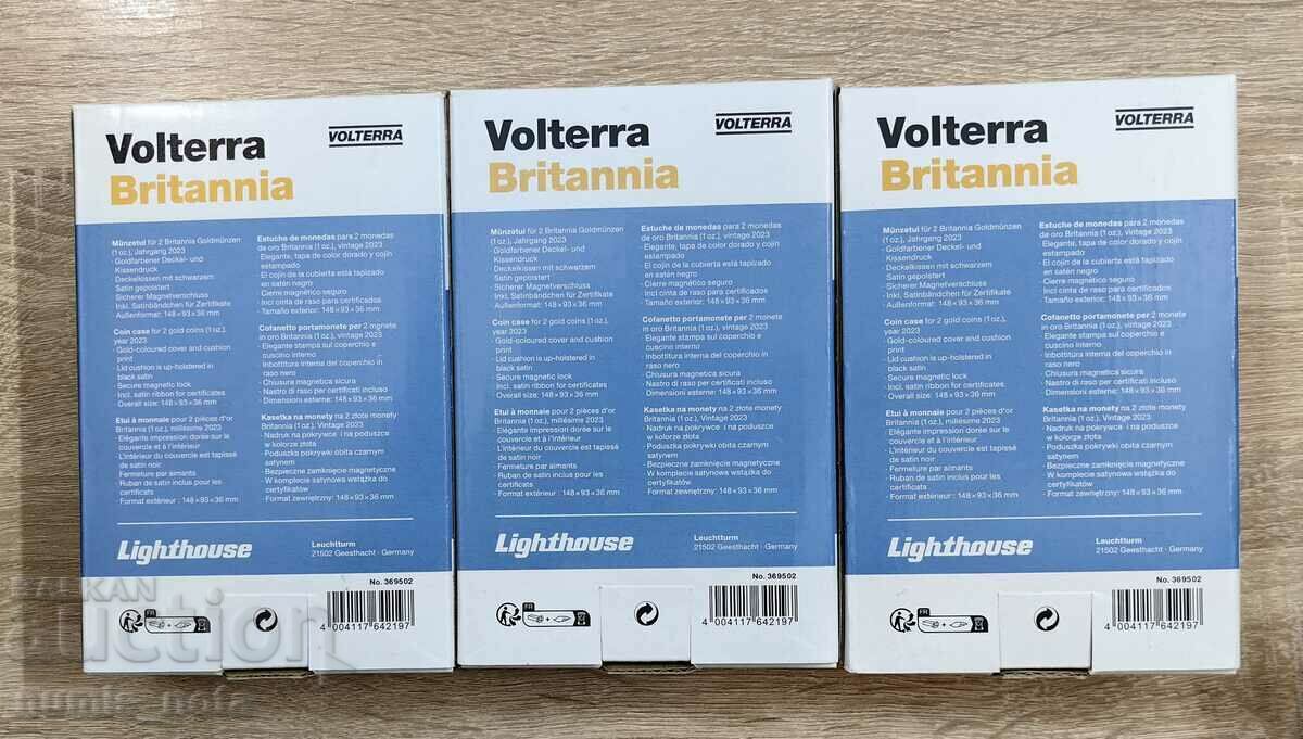 Delivery of luxury box for 2 gold coins 1 oz. BRITANNIA 2023 Delivery of luxury box for 2 gold coins 1 oz. BRITANNIA 2023