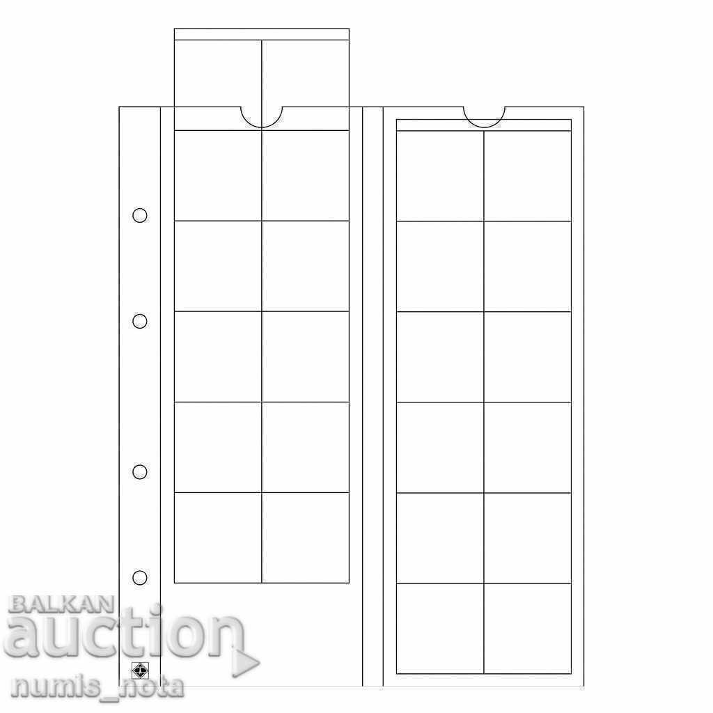 Auction Sheets Optima for MIX coins - 5 pieces Auction Sheets Optima for MIX coins - 5 pieces