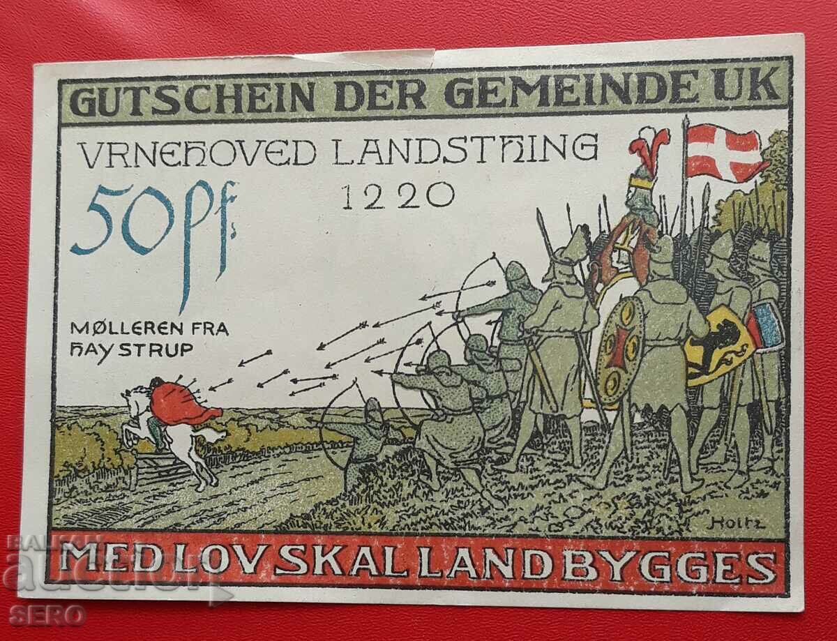 Banknote-Germany-Schleswig-Holstein-50 pfennig 1920