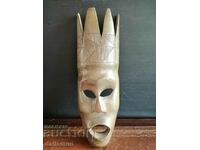Old wooden wall mask 40 cm
