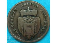 2 monede 1792 Austria Maria Beatrice d,Este (1790 - 1796)