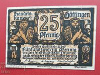 Τραπεζογραμμάτιο-Γερμανία-Σαξονία-Göttingen-25 pfennig 1920