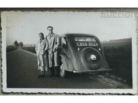Франция 1936г. Стара снимка фотография & Мъж и жена на ...