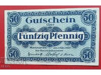 Τραπεζογραμμάτιο-Γερμανία-Σαξονία-Ανόβερο-50 pfennig 1920