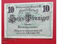 Banknote-Germany-Saxony-Plauen-10 Pfennig 1918