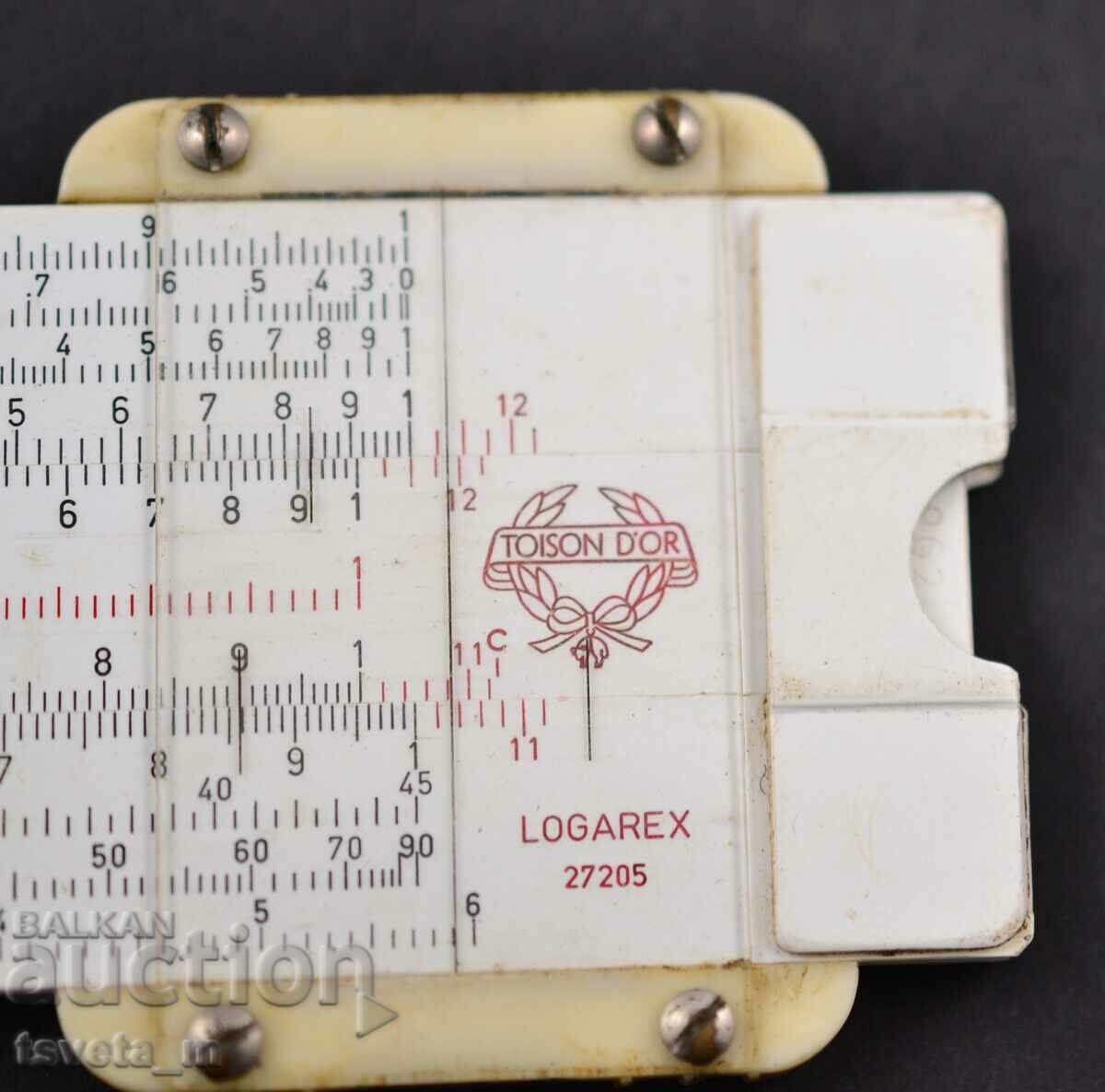 Auction TOISON D'OR logarithmic calculator Auction TOISON D'OR logarithmic calculator