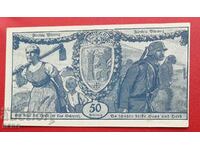 Банкнота-Германия-Баден-Вюртенберг-Заулгау-50 пфенига 1918