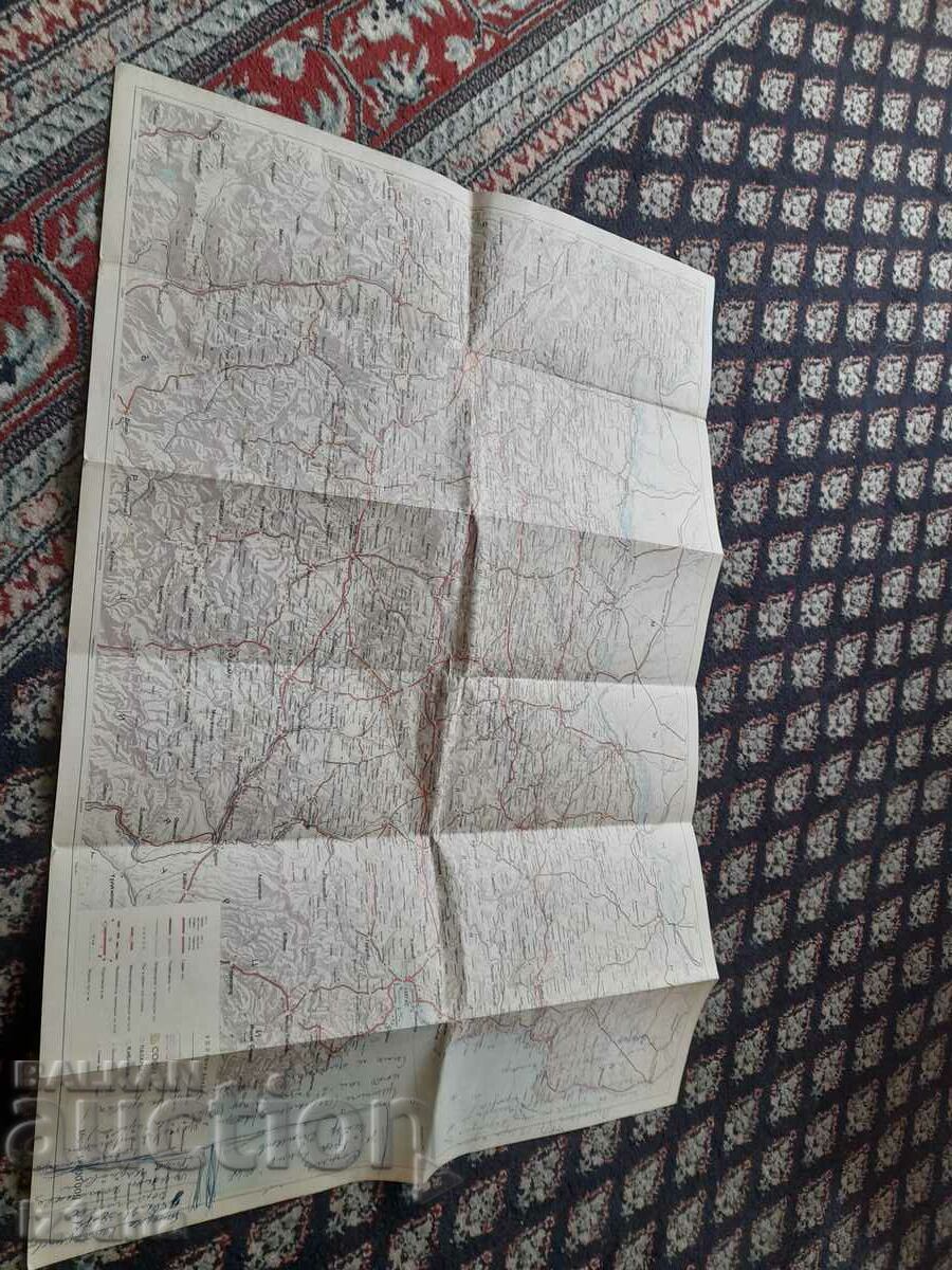 Auction Old road map Bulgaria Auction Old road map Bulgaria