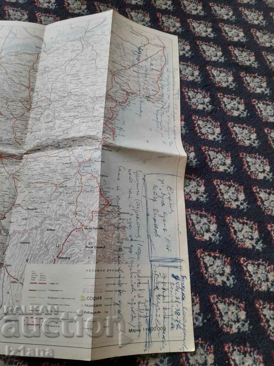 Delivery of Old road map Bulgaria Delivery of Old road map Bulgaria