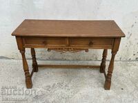 Beautiful wooden table with drawers