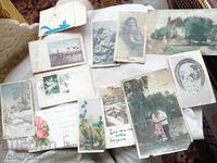 Old postcards from the Tsarist era and the 1950s