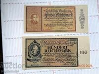 Γερμανία 1924 όμορφα και σπάνια - τα τραπεζογραμμάτια είναι Αντίγραφα