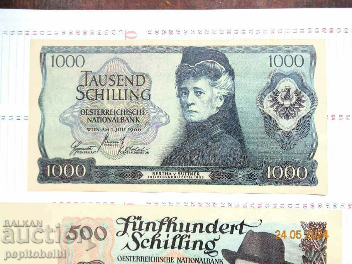 Auction Austria 1953-1966 - the banknotes are copies Auction Austria 1953-1966 - the banknotes are copies