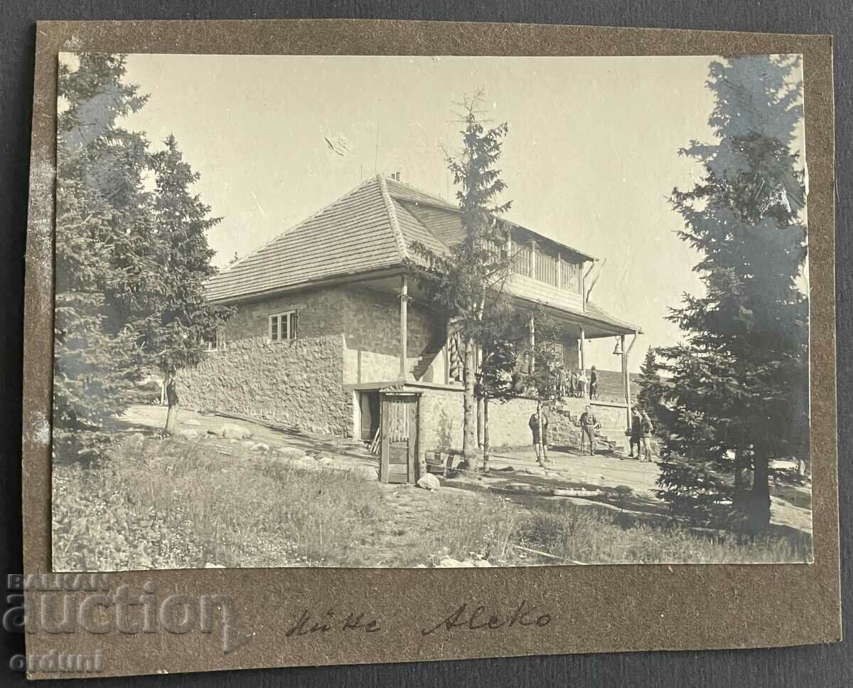 4318 Regatul Bulgariei 2 fotografii cabana Aleko Vitosha 1920s