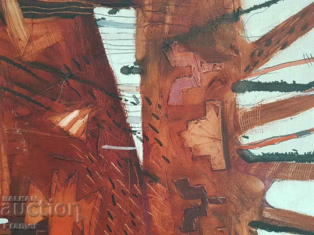Stoil Mirchev TOTEM 1996 beautiful modern oil painting - 5 Stoil Mirchev TOTEM 1996 beautiful modern oil painting - 5