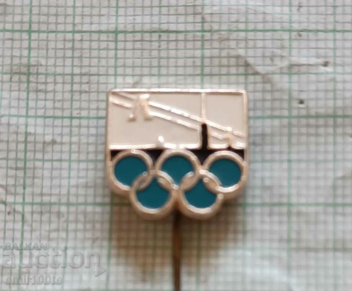 Insigna - inele olimpice