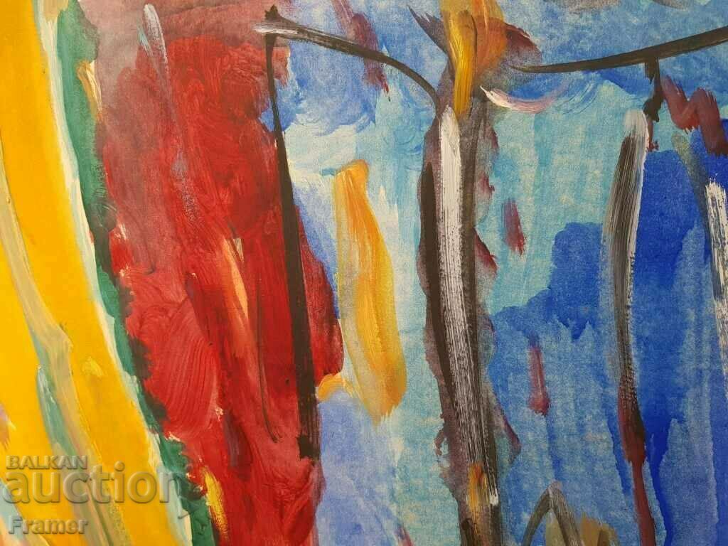 Auction VASIL IVANOV 1909-1975 Landscape Forest painting from the 1970s Auction VASIL IVANOV 1909-1975 Landscape Forest painting from the 1970s