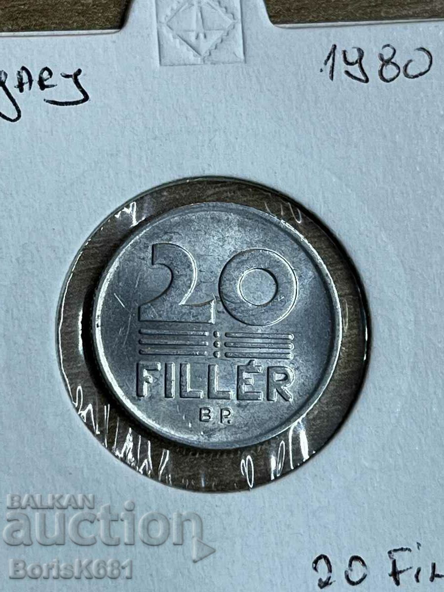 20 Filler 1980 Ουγγαρία AU/UNC