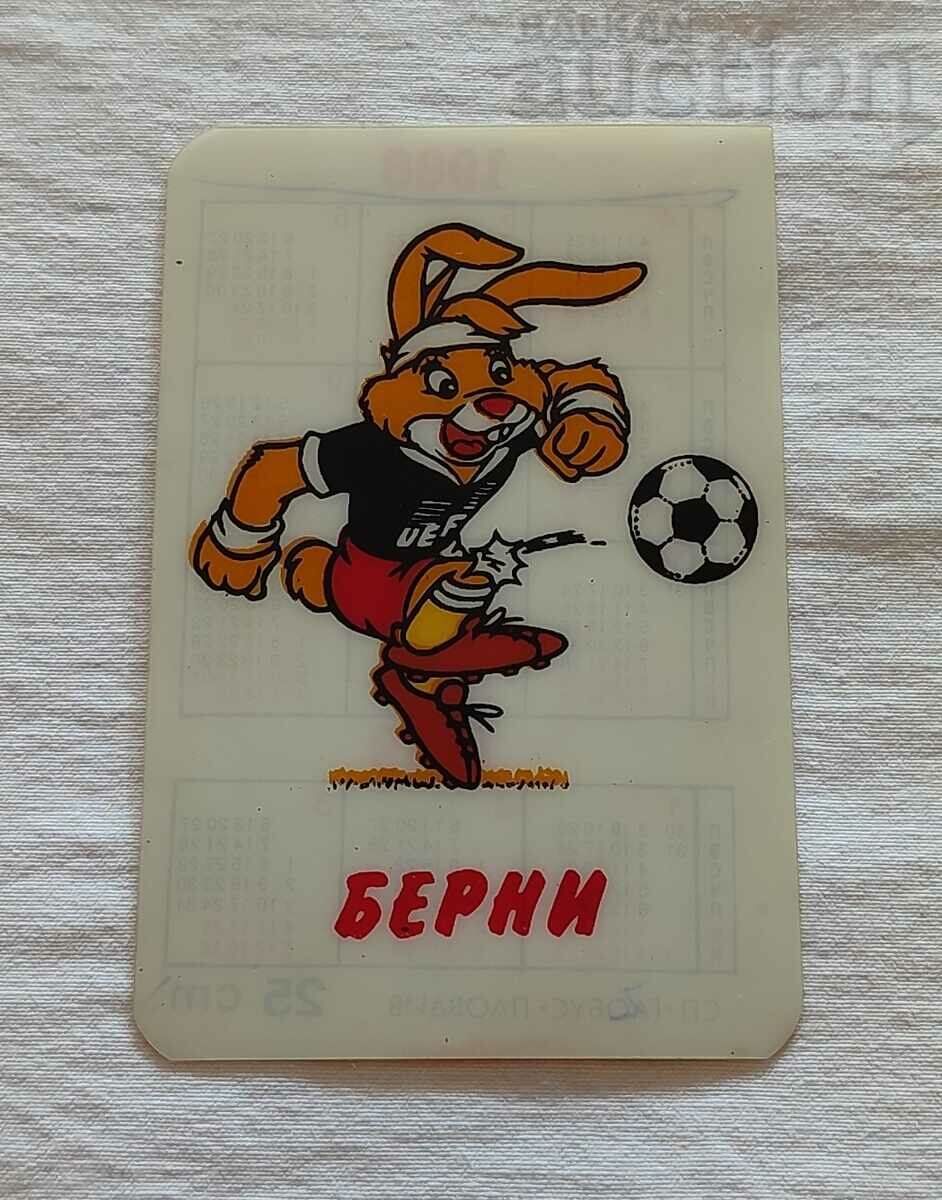 FOOTBALL EURO~88 BERNIE TALISMAN 1988