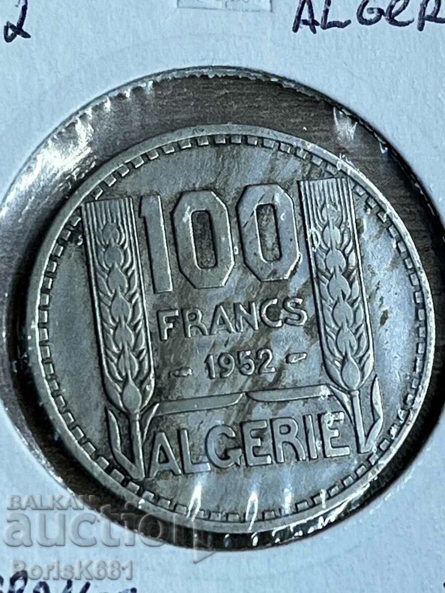 100 Φράγκο 1952 Αλγερία