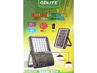 Ηλιακό σύστημα GDLite GD-50, λάμπα 30 LED, ηλιακό, Bluetooth
