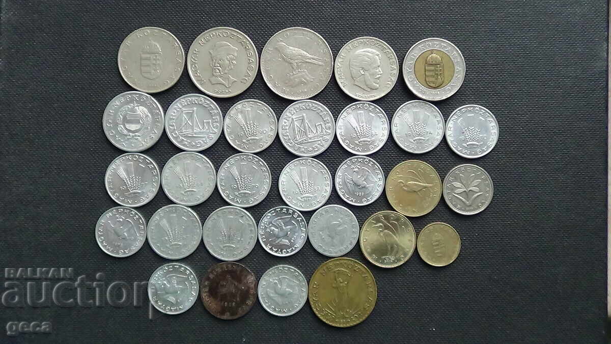 Lot of coins Hungary 30 pieces - 7 Lot of coins Hungary 30 pieces - 7