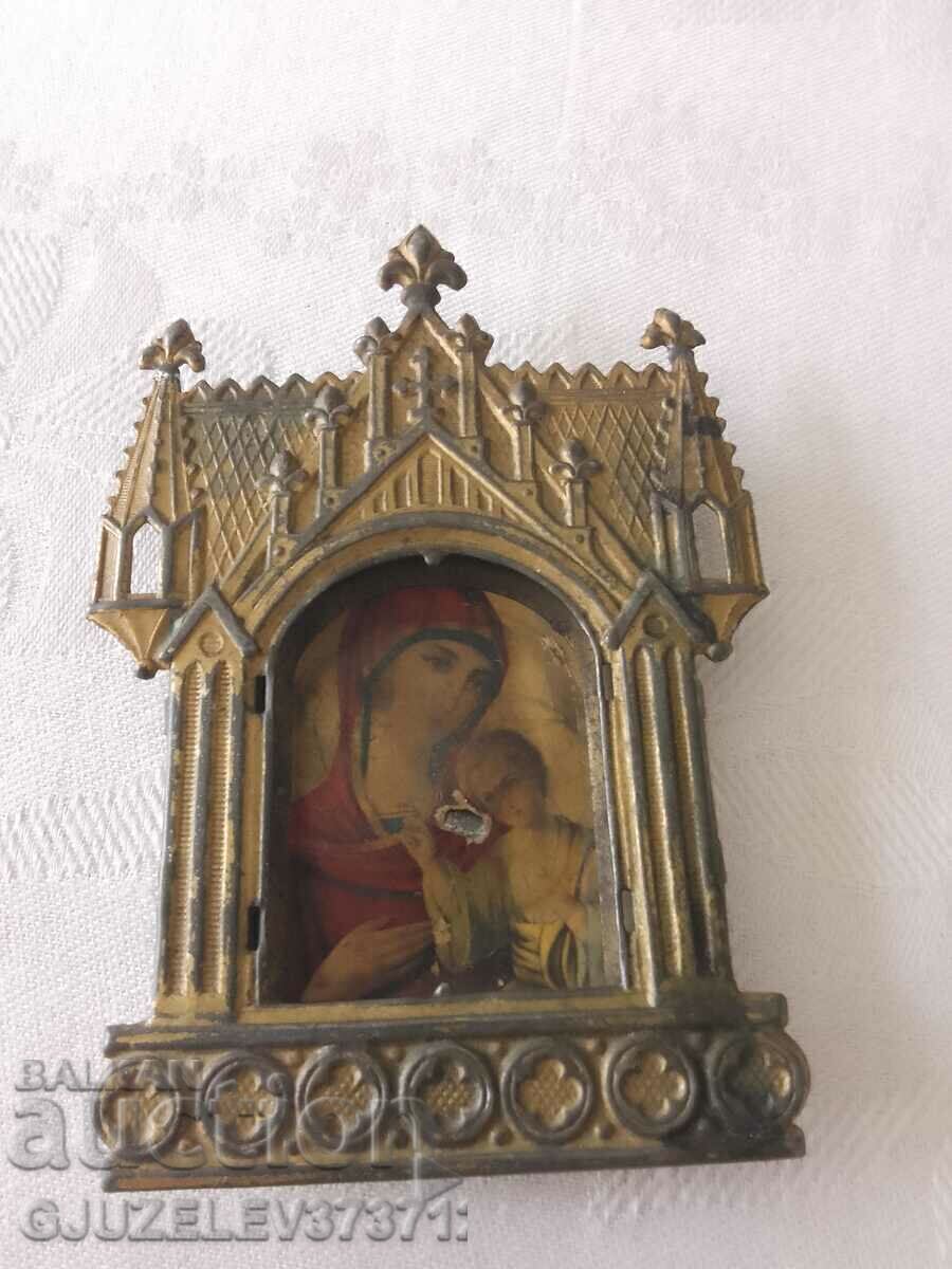 Old collectible mini iconostasis - 5 Old collectible mini iconostasis - 5