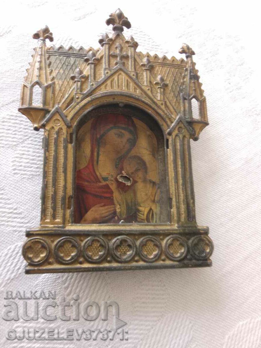 Old collectible mini iconostasis
