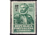 Portugalia-1924-400 de ani de la nașterea lui Luis Camoes-poet, MNH