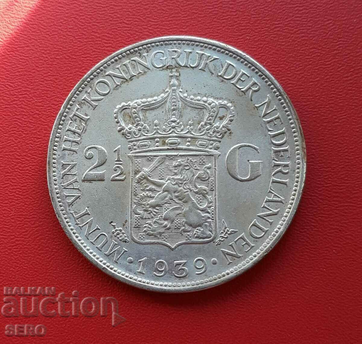 Olanda-2,5 guldeni 1939