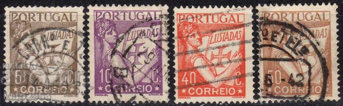 Portugalia-1931-Regular-lot Alegorie, timbru