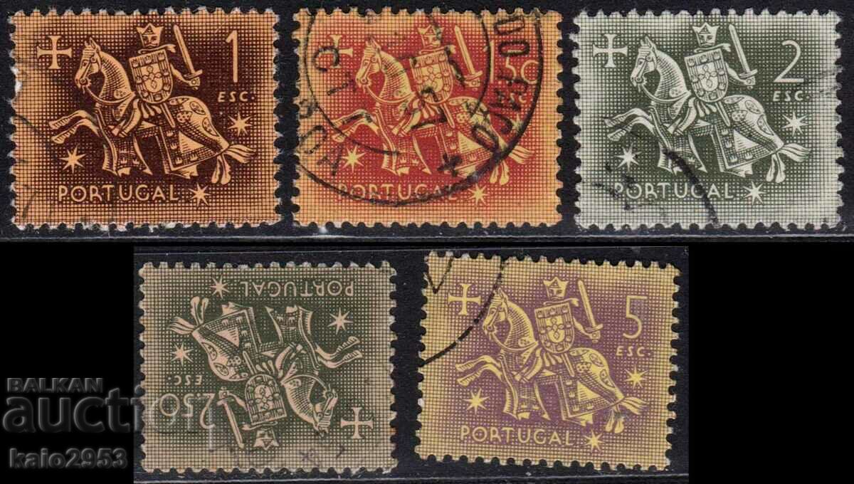Portugalia-1953-Lot regulat Knight, stamp