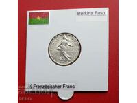 Буркина Фасо-1/2 франк 1978 на Франция