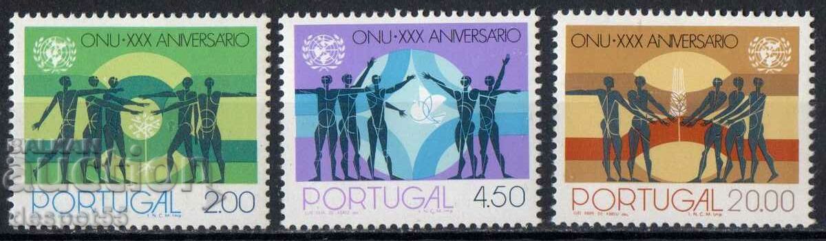1975. Portugalia. 30-a aniversare a Națiunilor Unite.
