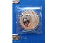 Silver coin "Chinese Panda", 1oz, 2001