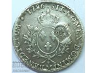 Швейцария 40 Батц 1816-1819 Берн на 1 Екю 1786 Франция Ag